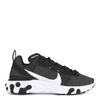 NIKE REACT ELEMENT 55 BLACK SNEAKERS IN TECHNICAL FABRIC,11428269