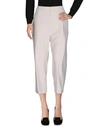Brunello Cucinelli Cropped Pants & Culottes In Ivory