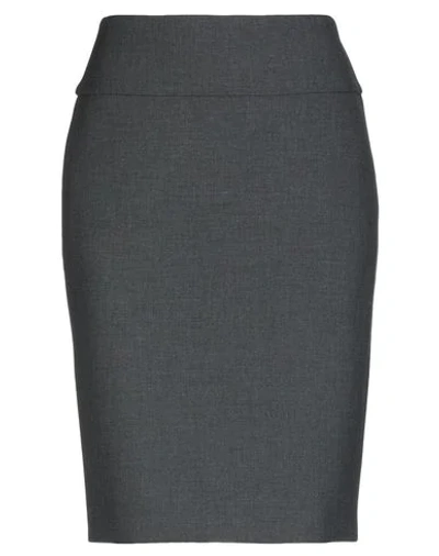 Peserico Knee Length Skirts In Lead