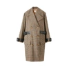 BURBERRY HOUNDSTOOTH CHECK WOOL DOUBLE-BREASTED COAT,3404789