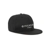 Givenchy Logo Cotton Baseball Cap In Black And White