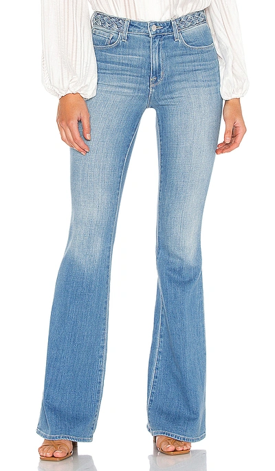 L Agence Camila Cropped High-rise Jeans In Denim