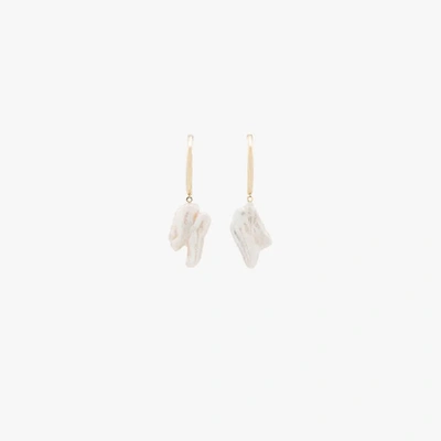 Loren Stewart 14kt Gold Pearl-embellished Drop Earrings