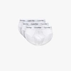 CALVIN KLEIN UNDERWEAR WHITE COTTON BRIEFS SET,U2661G14482891