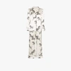 Olivia Von Halle Lila Zebedee Zebras Classic Pajama Set In White