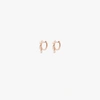 Anita Ko 18kt Rose Gold Baguette Diamond Hoop Earrings In Rose Gold