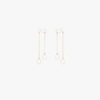 ANISSA KERMICHE 14K YELLOW GOLD WUTHERING HEIGHTS PEARL DROP EARRINGS,E987614844773
