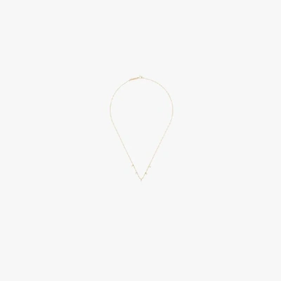 Zoë Chicco 14kt Yellow Gold Floating Diamond Necklace
