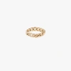 ZOË CHICCO 14K YELLOW GOLD MEDIUM CURB CHAIN DIAMOND RING,MCCR1D14896647