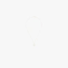 Mateo 14k Yellow Gold Crystal Frame L Initial Necklace In Gold
