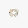 Prada Sterling Silver Large Shell Bracelet In White