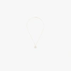 Mateo 14k Yellow Gold E Initial Pearl Diamond Necklace In Yellow Gold