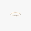 ANISSA KERMICHE 14K YELLOW GOLD NORTH AND SOUTH DIAMOND BRACELET,B100314844775