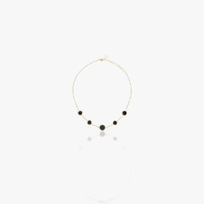 Anissa Kermiche Belle De Nuit 14-karat Gold Multi-stone Choker In Yellow Gold