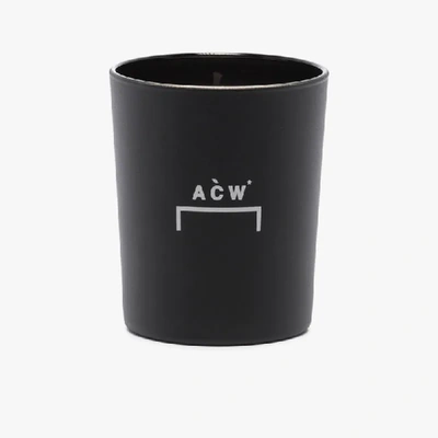 A-cold-wall* Logo Print Wax Candle In Black