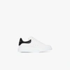 Alexander Mcqueen Crystal-embellished Lace-up Sneakers In White