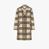 ISABEL MARANT ÉTOILE GABRIEL CHECKED SINGLE-BREASTED COAT