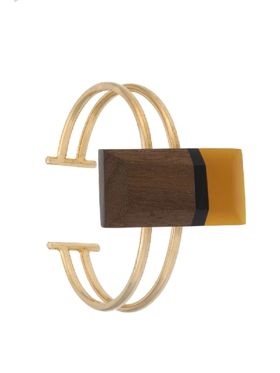 Osklen Wood Bracelet In Metallic