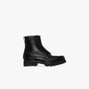 GRENSON BLACK HARPER LACE-UP LEATHER ANKLE BOOTS,21086515357061