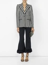 ALTUZARRA Acagia Belted Striped Blazer