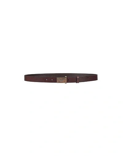 Dolce & Gabbana Leather Belt In Brown