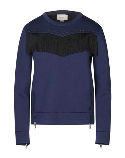 Gucci Sweatshirt In Dark Blue