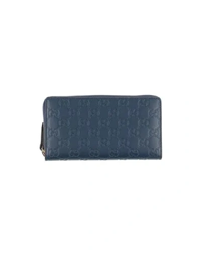 Gucci Wallet In Dark Blue