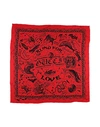 Gucci Square Scarf In Red