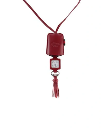 Gucci Necklace In Maroon