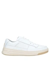 Acne Studios White Perey Lace-up Sneakers In White