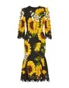 Dolce & Gabbana Midi Dress In Black