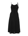 Loewe Midi Dresses In Black
