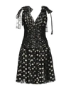 Dolce & Gabbana Midi Dresses In Black