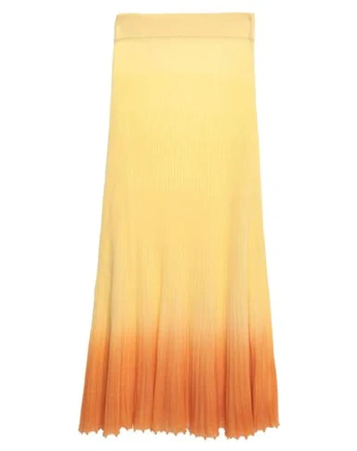 Jacquemus Long Skirts In Yellow