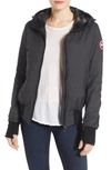 Canada Goose Dore Slim-fit Hooded Jacket W/ Down Fill, Black In Dnu - Black