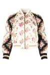 GUCCI GUCCI FLORAL PRINT BOMBER JACKET