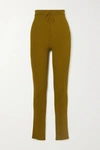 MARQUES' ALMEIDA RIBBED-KNIT SLIM-LEG PANTS