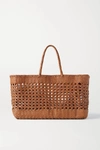 DRAGON DIFFUSION CANNAGE MAX WOVEN LEATHER TOTE