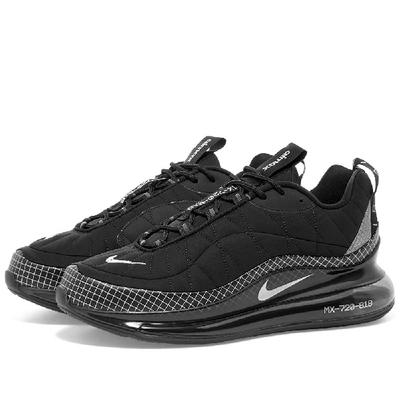 Nike Mx 720-818 Sneakers In Black,silver