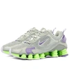 Nike Shox Tl Nova Sp Suede, Leather And Mesh Sneakers In Gray