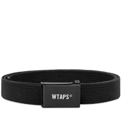 Wtaps Gib 3cm Webbing Belt In Black