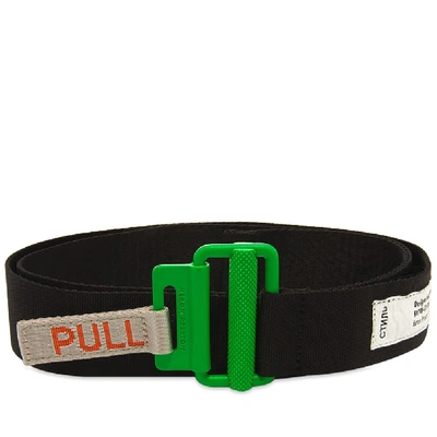 Heron Preston Grosgrain Tape Belt In Black