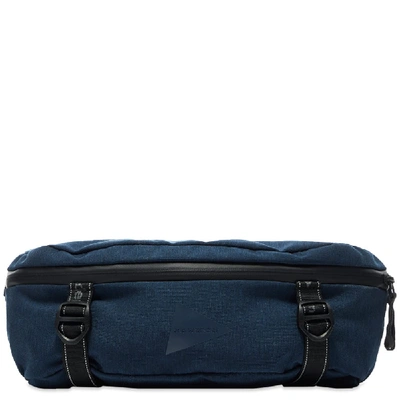 And Wander Heather Waist Bag In Blue