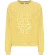 LOEWE ANAGRAM COTTON SWEATSHIRT,P00488678