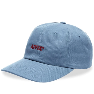 Affix Logo-embroidered Cotton-twill Baseball Cap In Blue