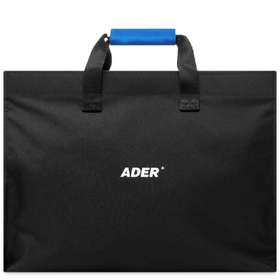 Ader Error Logo-print Tote Bag In Black