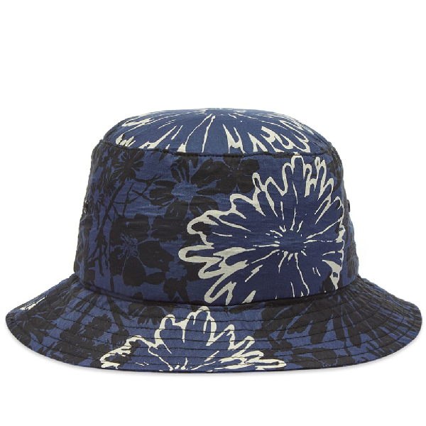 flower print bucket hat