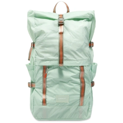 Sandqvist Bernt Lightweight Roll-top Backpack In Green