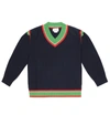 GUCCI WOOL-JERSEY SWEATER,P00498766