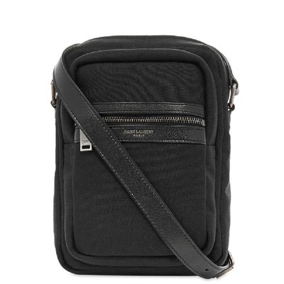Saint Laurent Adjustable Strap Shoulder Bag In Black